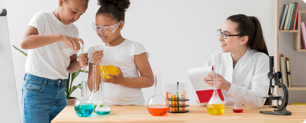 Science experiment in class