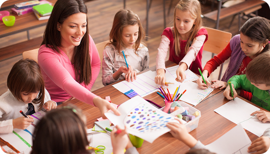kids studying