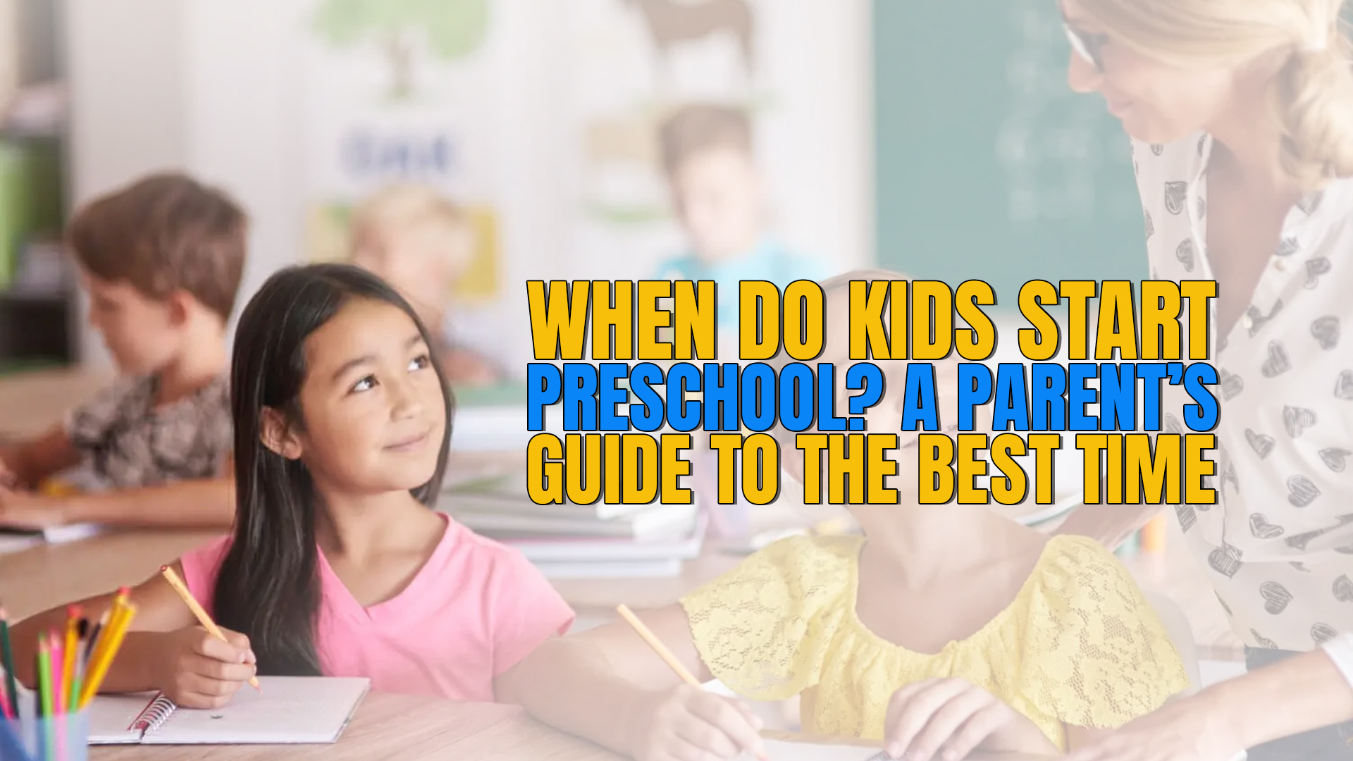 best age to start preschool
